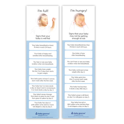 signs that your baby is well fed bookmark, breastfeeding, breast feeding, baby is hungry, Amy Spangler, Childbirth Graphics, 23342