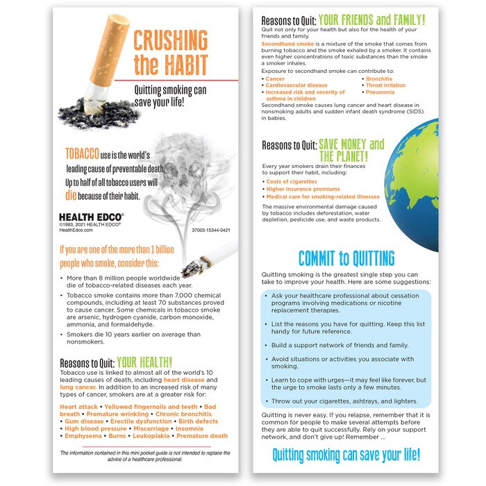 Smoking Cessation Mini Pocket Guide