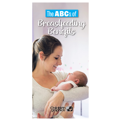The ABCs of Breastfeeding Benefits educational pamphlet from Childbirth Graphics explaining breastfeeding's benefits, 38138