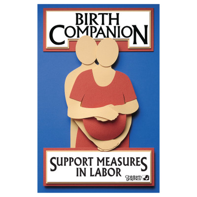 Birth Companion Booklet by Childbirth Graphics with color images and instant visual reminders of labor comfort methods, 38525