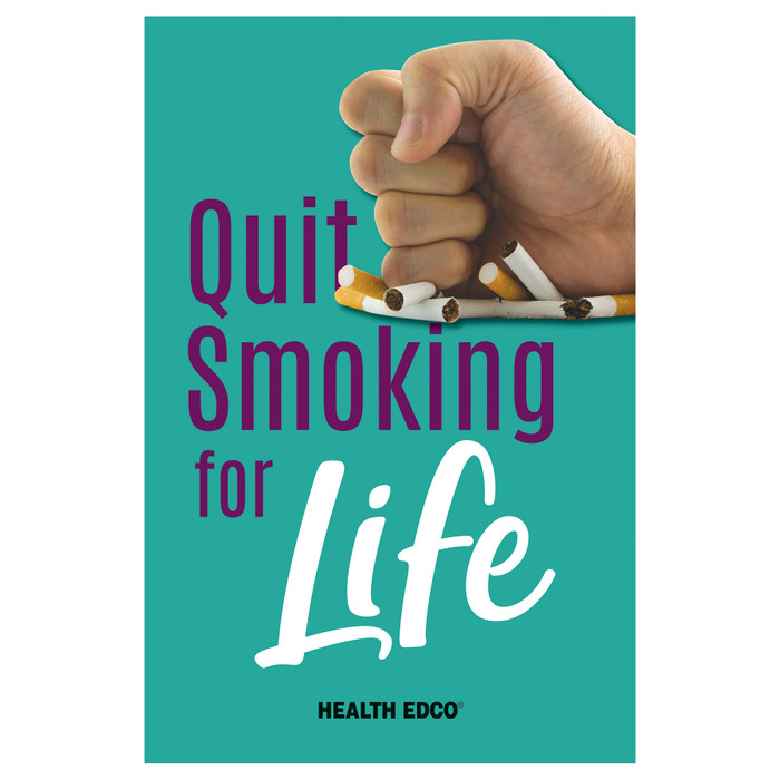Quit Smoking for Life Booklet, health education booklet for smoking cessation with tips to quit smoking, Health Edco, 40077