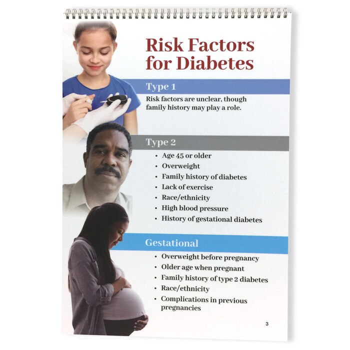 Diabetes Flip Chart Health Edco Educational Resources