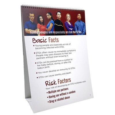 Sexually Transmitted Diseases Stds Flip Chart Health Edco