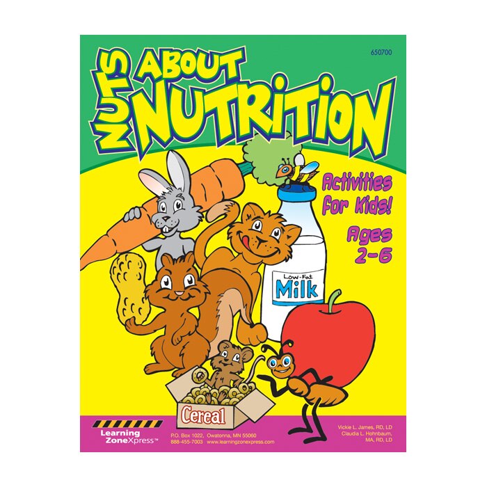 Nuts About Nutrition Activity Book Ages 2 6 - 
