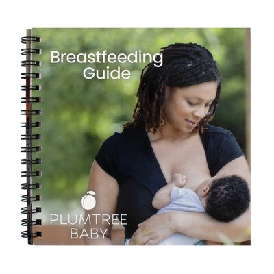 Breastfeeding tips positions spiral bound pocket guide cover, Young Asian mom breastfeeding baby, Childbirth Graphics, 50402