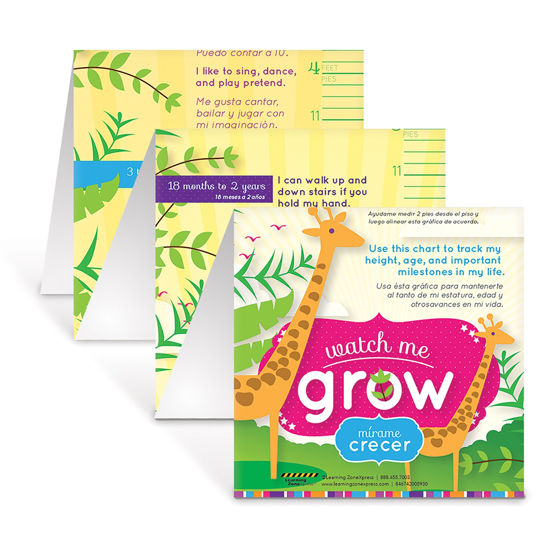 Watch Me Grow Growth Chart, Set Of 20 | Childbirth Graphics