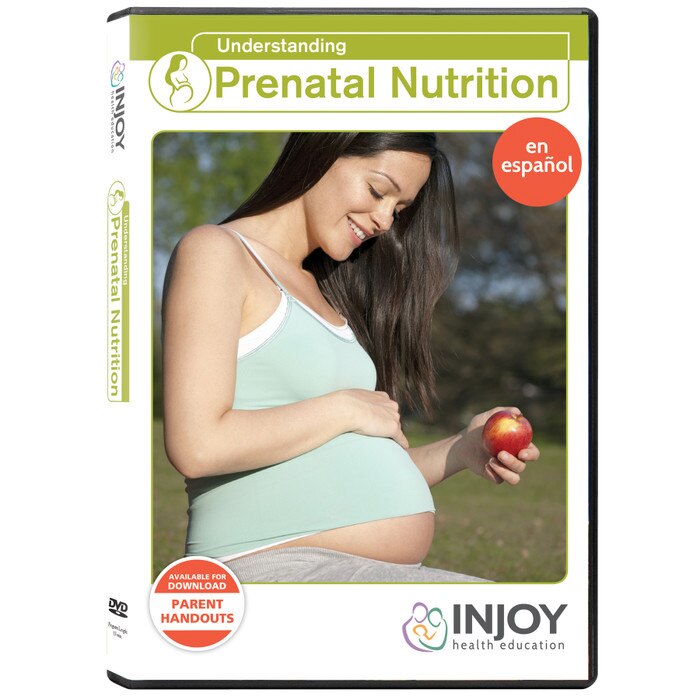 Understanding Prenatal Nutrition DVD, Spanish, childbirth education and nutrition during pregnancy resources, Childbirth Graphics, 71417