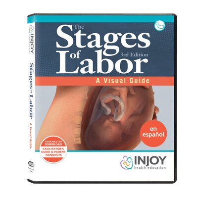 The Stages of Labor 3rd Edition: A Visual Guide USB, Spanish, childbirth education materials, Childbirth Graphics, 71421