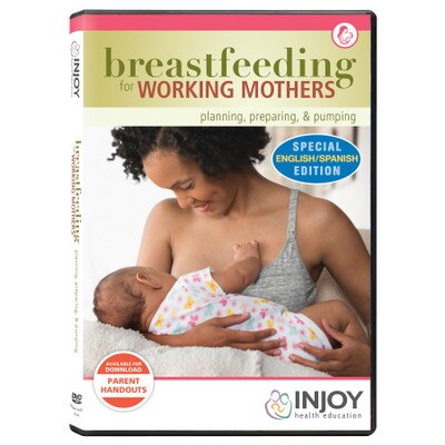 Breastfeeding for Working Mothers DVD, English/Spanish, lactation education materials and DVDs, Childbirth Graphics, 71431