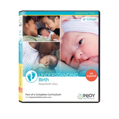 InJoy's Understanding Birth 4th Edition PowerPoint USB, Spanish, teaching tools available from Childbirth Graphics, 71476
