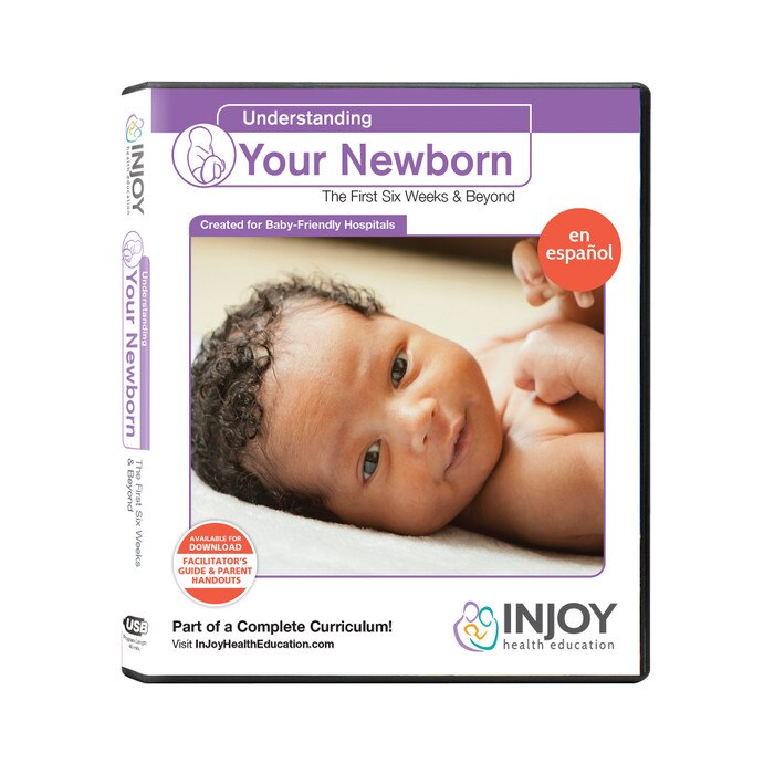 InJoy's Understanding Your Newborn Baby-Friendly USB, Spanish, available at Childbirth Graphics, educational materials, 71482