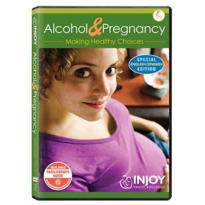 InJoy's Alcohol and Pregnancy DVD available from Childbirth Graphics, pregnancy education videos and materials, 71485