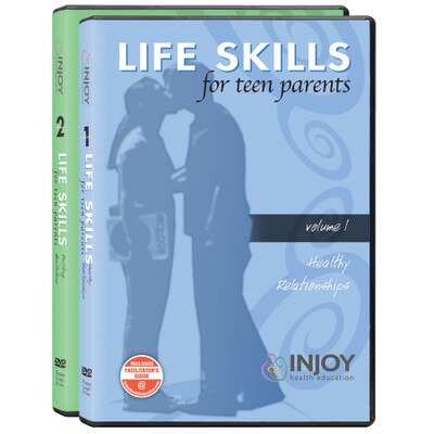 Life Skills for Teen Parents 2-Volume DVD Set available at Childbirth Graphics, teen parenting education materials, 71488