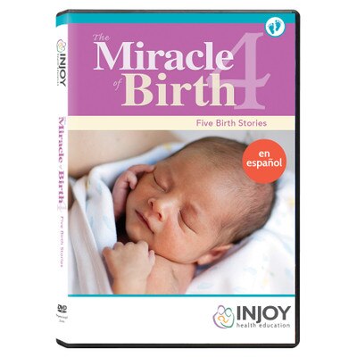 InJoy's Miracle of Birth 4 DVD, Spanish, available from Childbirth Graphics, childbirth education materials, 71513