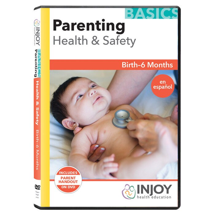 Parenting Basics: Health & Safety Birth to 6 Months DVD, Spanish, available from Childbirth Graphics, teaching tools, 71519