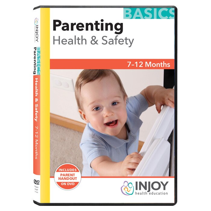 InJoy's Parenting Basics: Health & Safety 7 to 12 Months DVD available at Childbirth Graphics, parenting videos, 71525
