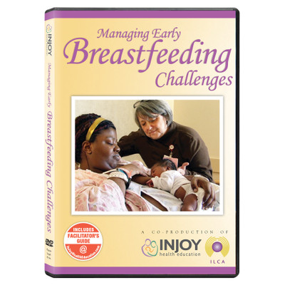 InJoy's Managing Early Breastfeeding Challenges DVD staff training video available from Childbirth Graphics, 71538