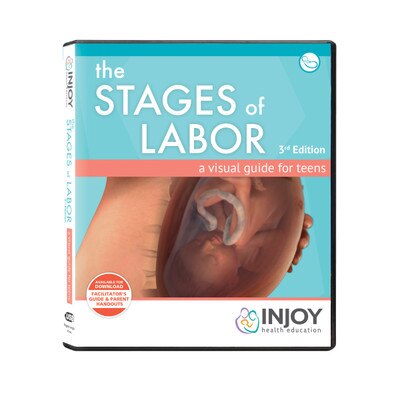 InJoy's The Stages of Labor: A Visual Guide for Teens 3rd Edition USB video program available at Childbirth Graphics, 71540