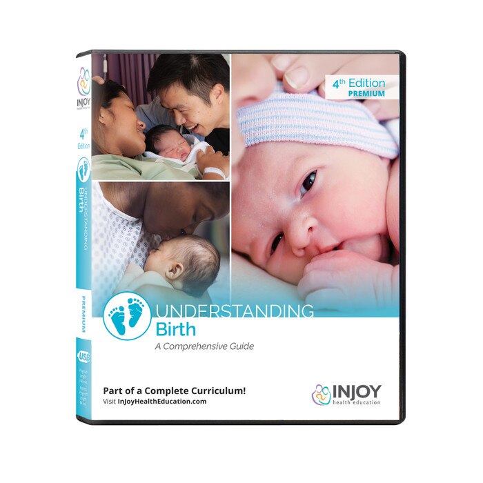 Understanding Birth 4th Edition Premium USB by InJoy available at Childbirth Graphics, childbirth education materials, 71551