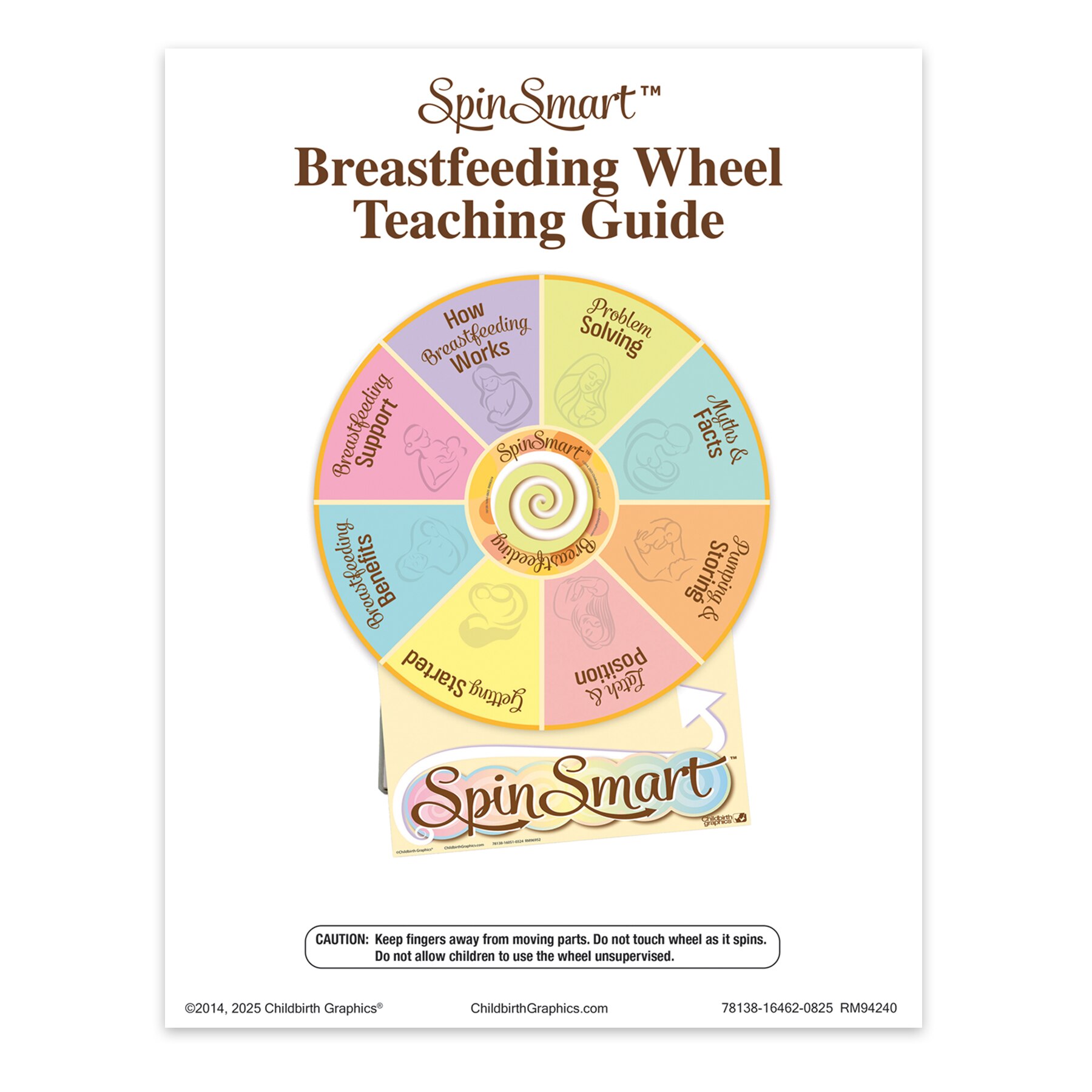 SpinSmart Breastfeeding Education Wheel Childbirth Graphics