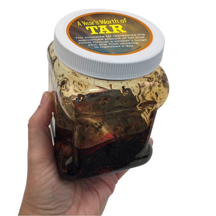 A Year's Worth Of Tar Tobacco Education Model Health Edco