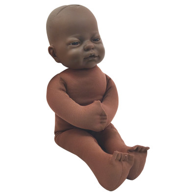 Fetal Model with dark brown skin tone, childbirth education materials, childbirth teaching tools, Childbirth Graphics, 79816