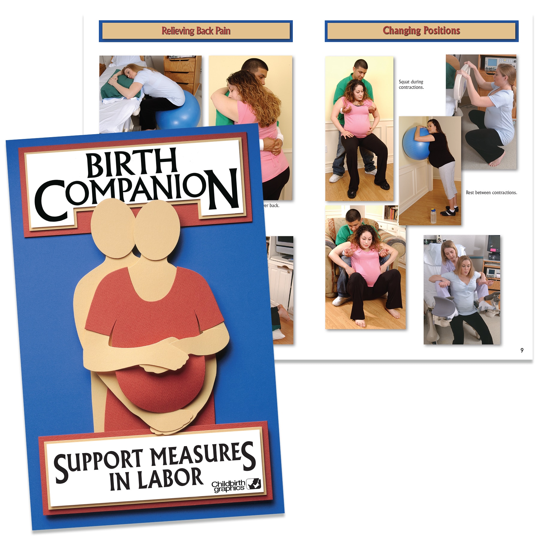 Birth Companion Booklet for childbirth education from Childbirth Graphics