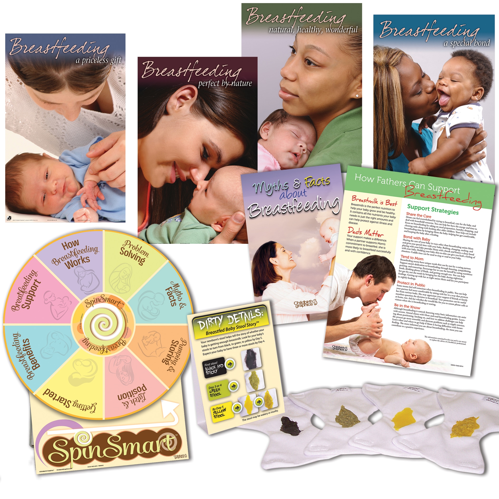 Breastfeeding education models and materials from Childbirth Graphics