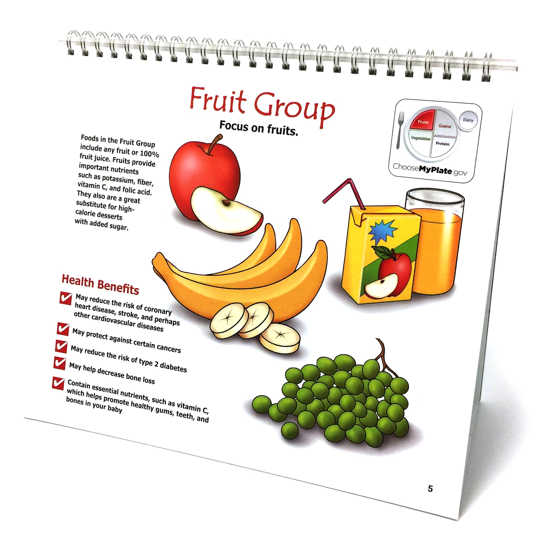 Nutrition During Pregnancy Flip Chart for prenatal nutrition education from Childbirth Graphics