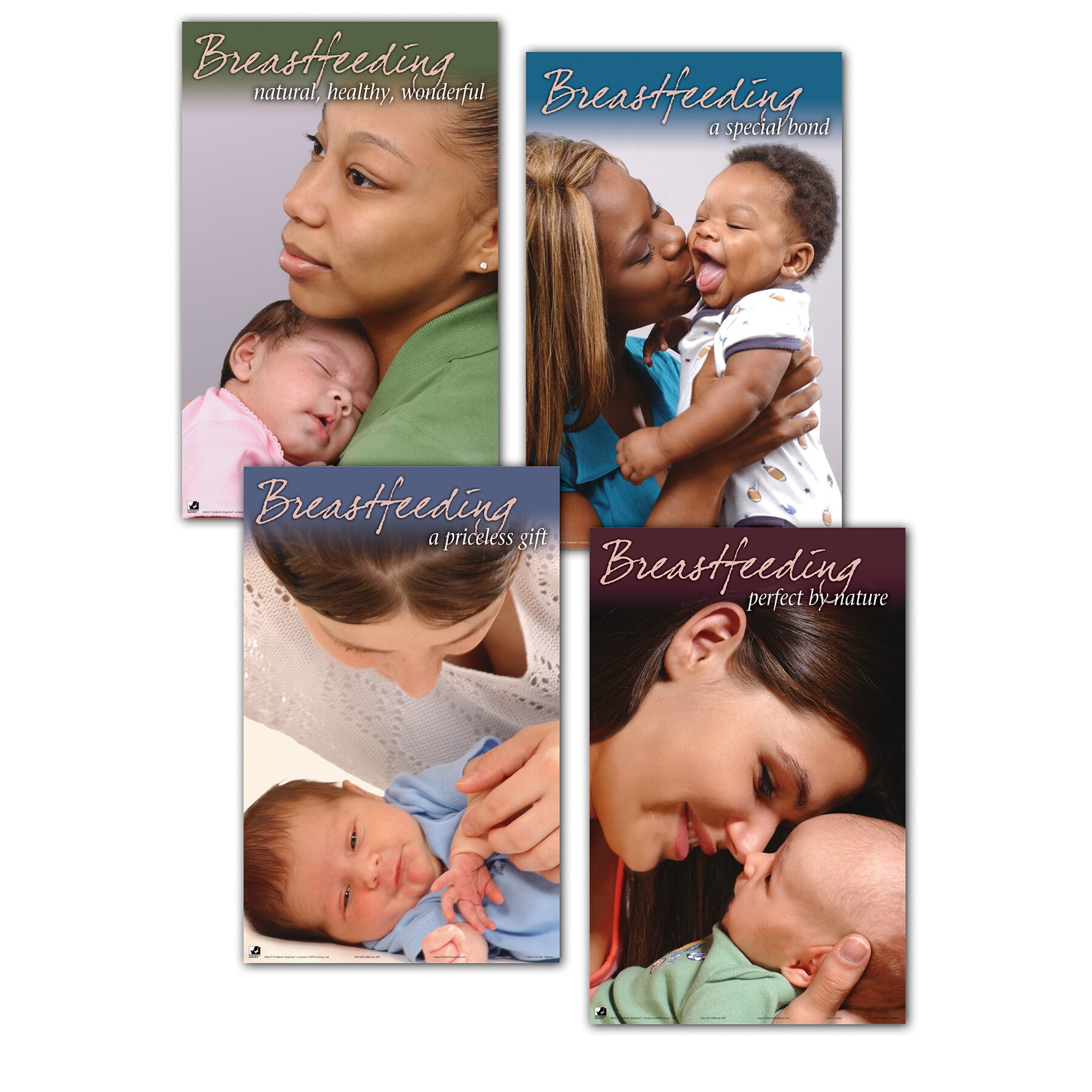 The Rewards of Breastfeeding Poster Set from Childbirth Graphics