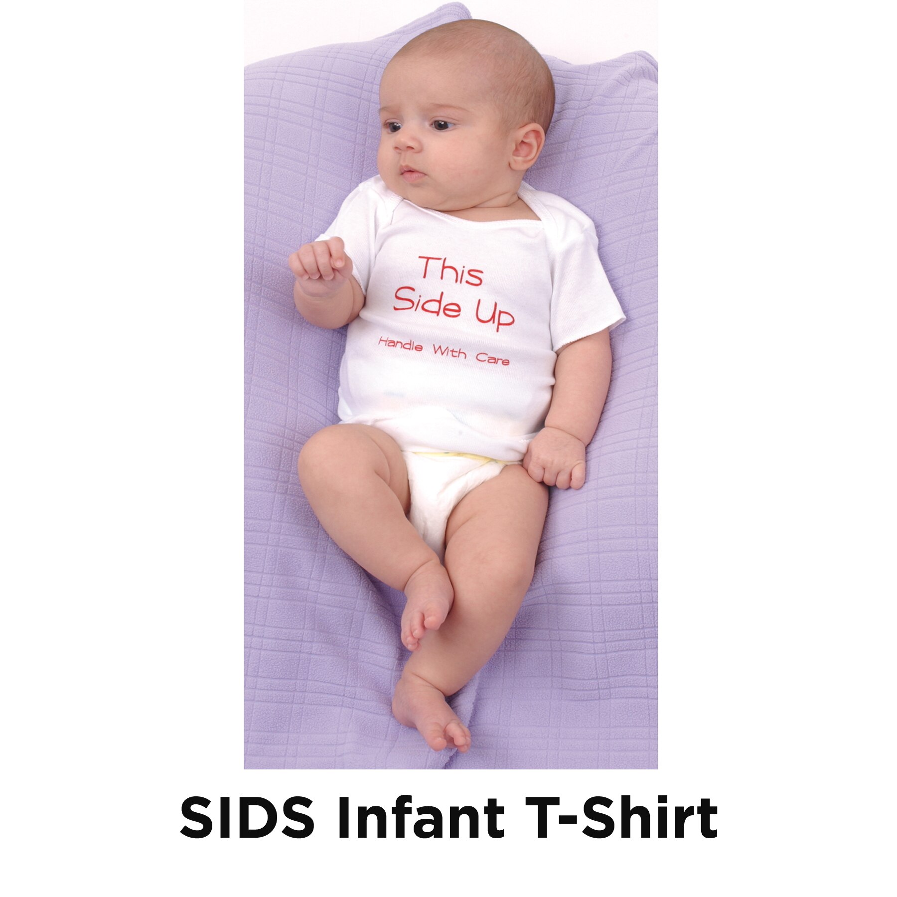  Baby wearing SIDS Infant T-Shirt, Childbirth Graphics, 79835