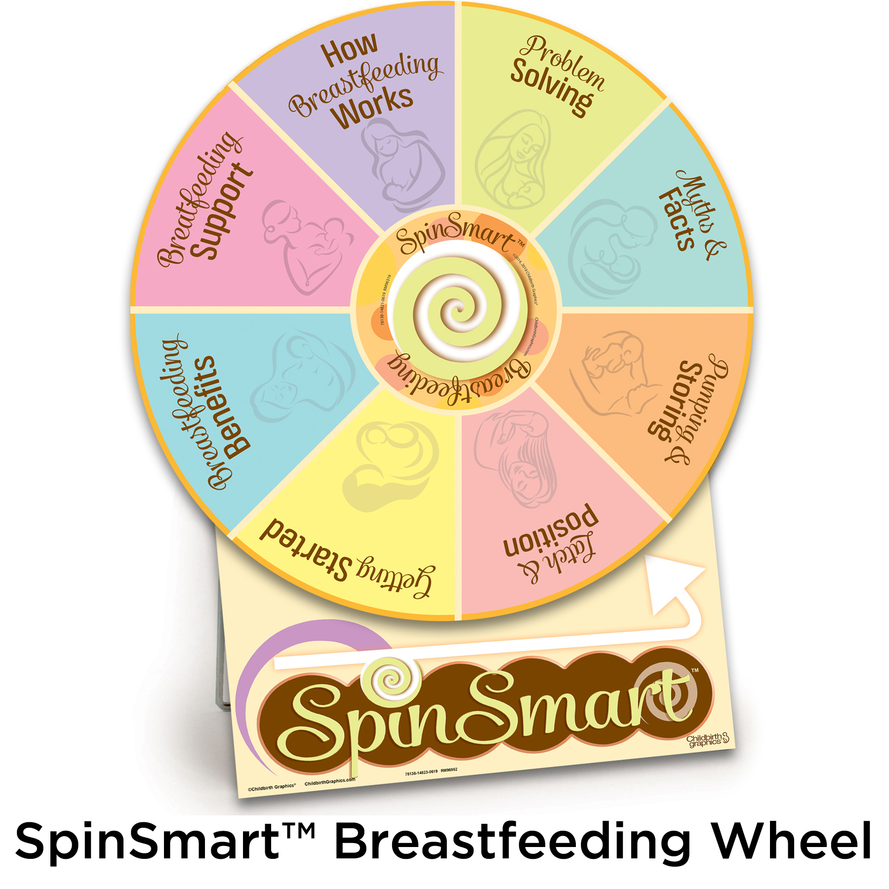 SpinSmart Breastfeeding Wheel from Childbirth Graphics, 78138