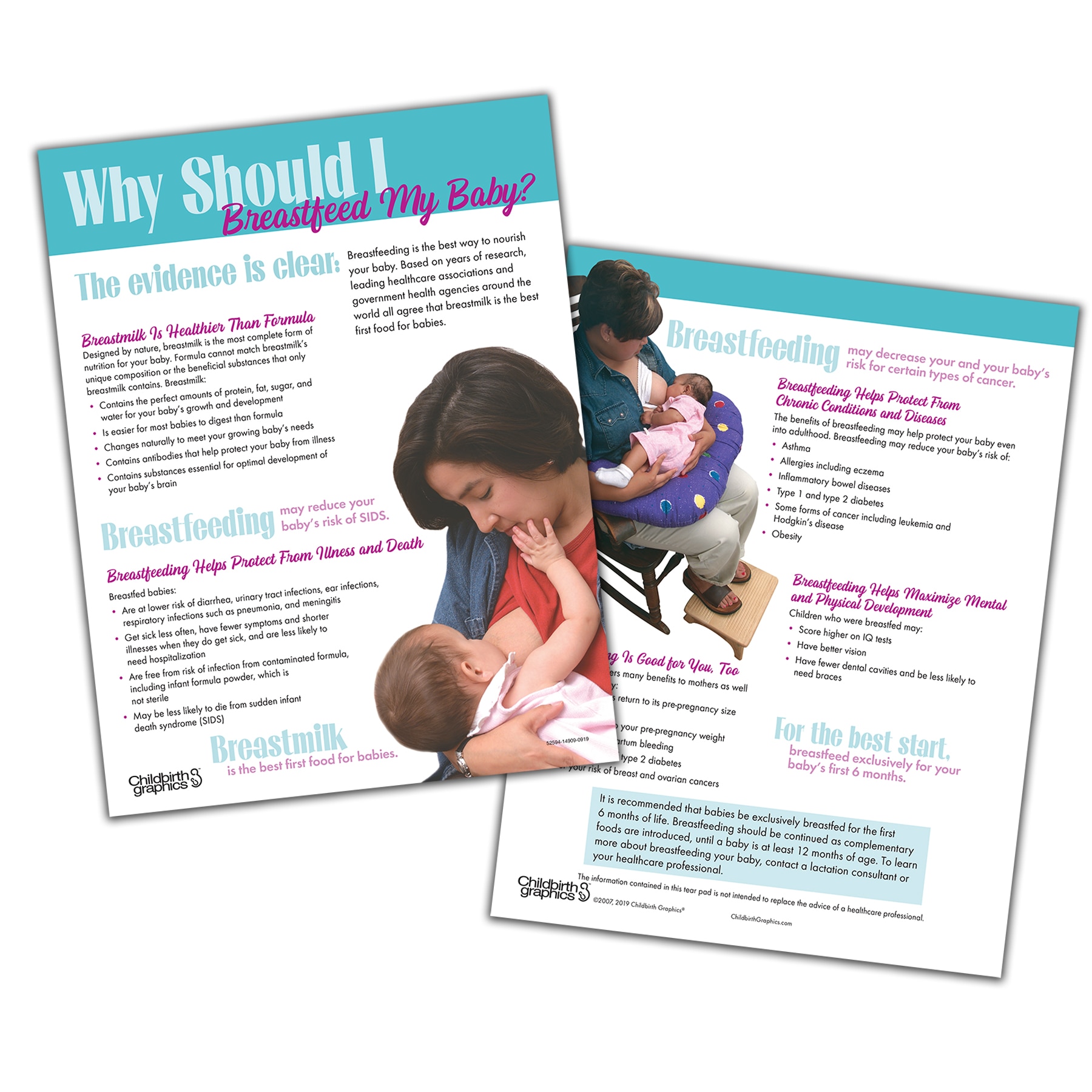 Why Should I Breastfeed My Baby? Tear Pad from Childbirth Graphics