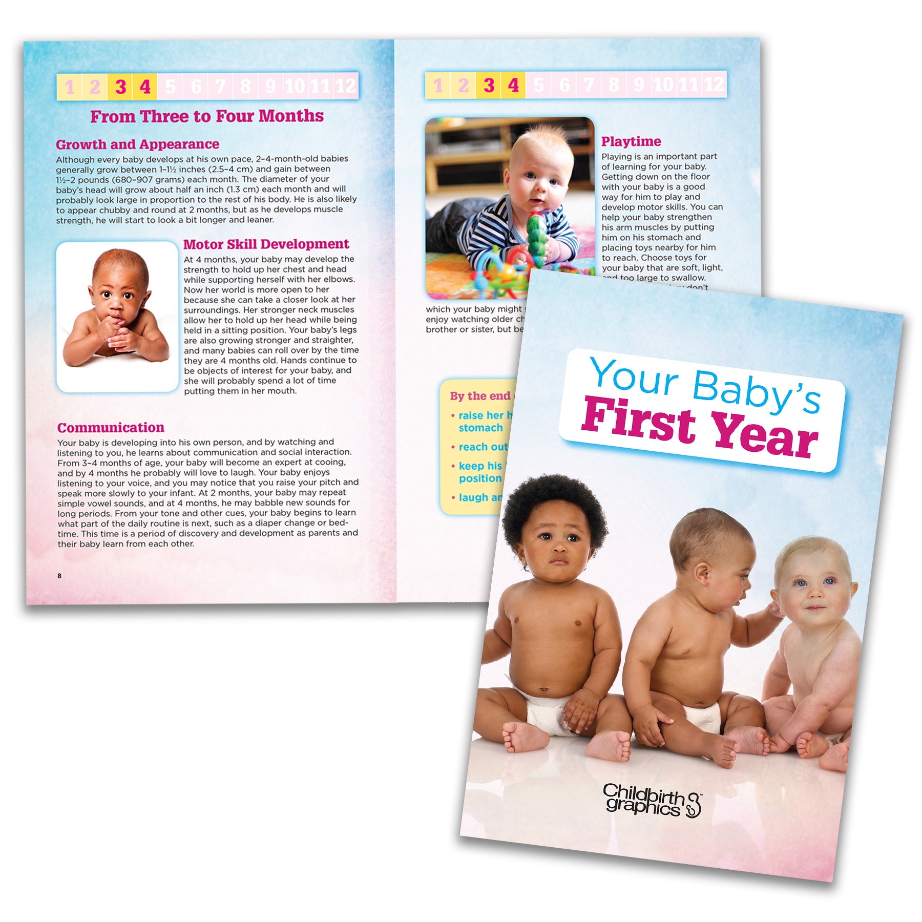 Your Baby’s First Year Booklet for parenting education from Childbirth Graphics